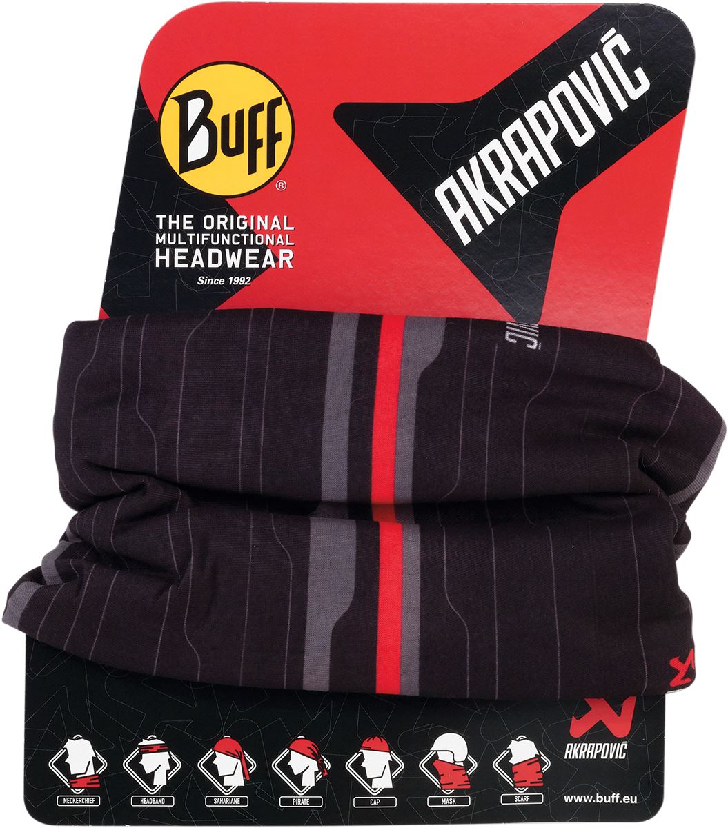 Akrapovic Scarf Red White Bandana Unisex Casual One Size 801076