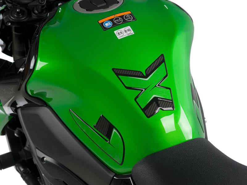 PUIG Full Tank Protection Pads Carbon Look for Kawasaki Z900 17-24 9296C