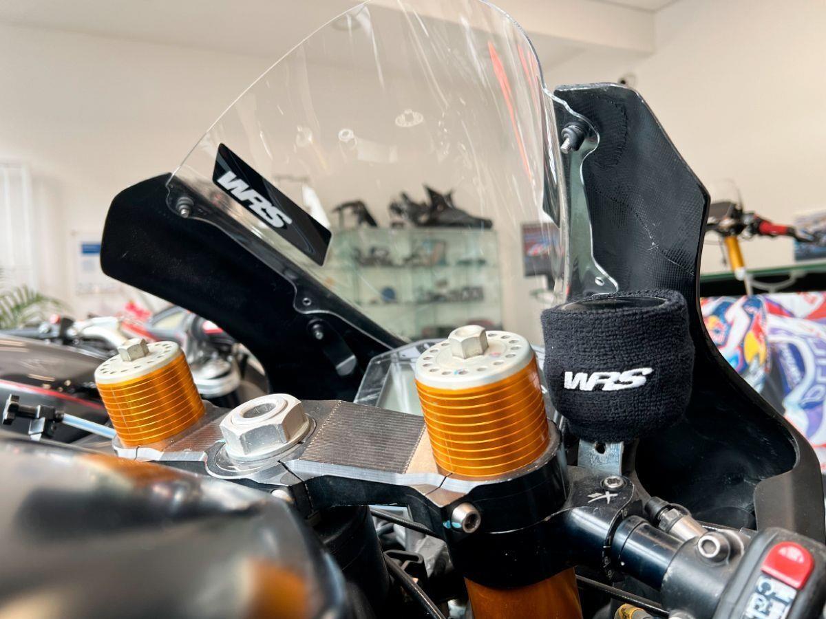 WRS Cuff Protector For Brake Reservoir Black White ME001