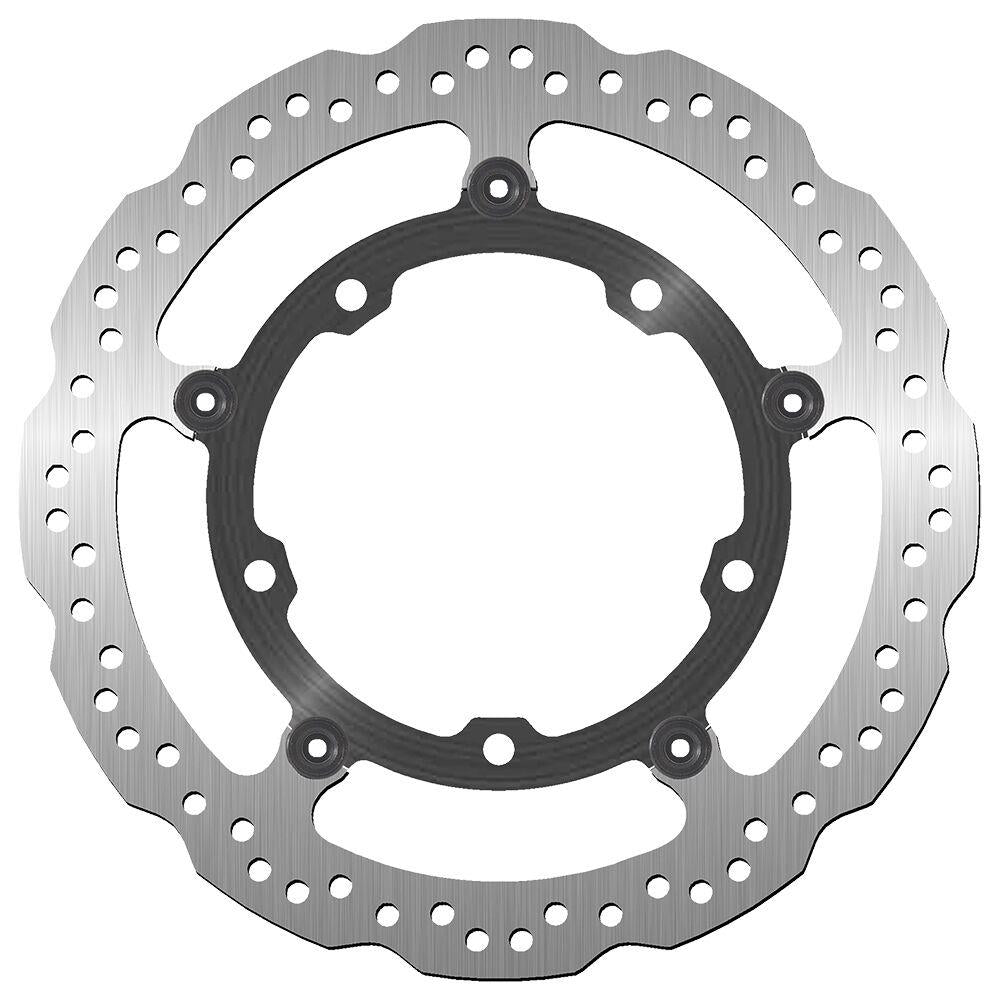 Sbs Stainless Steel Brake Rotor For Kawasaki EX 400 2018-2022 Black Silver 5318