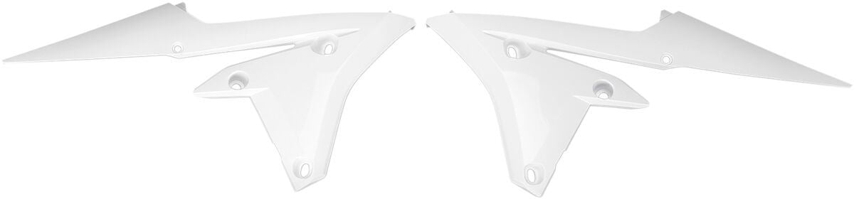 UFO RADIATOR COVERS YAMAHA YZ250/450F WHITE YA04838-046