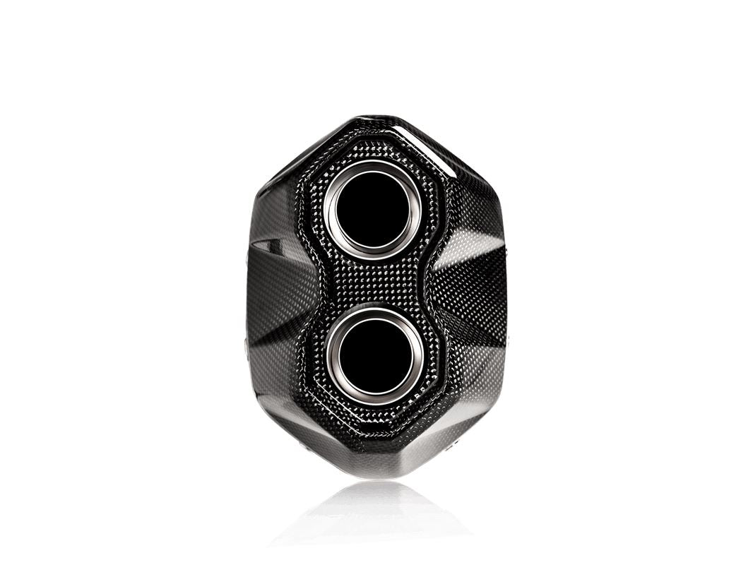 Akrapovic Slip-On Line Muffler TI Black For Kawasaki 2 H2 1000 20-24 S-K10SO31-HGITBL