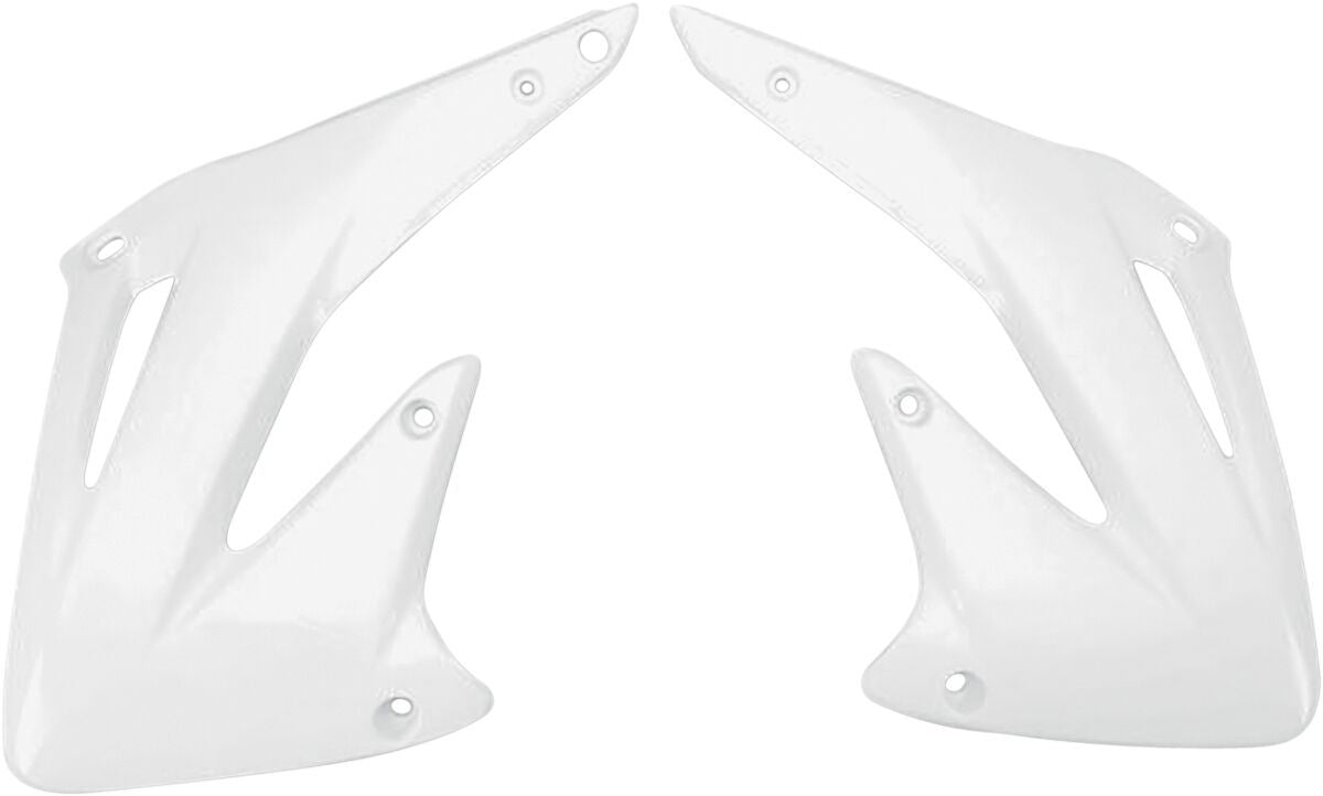 UFO RADIATOR COVERS HONDA CRF450R WHITE HO03693-041