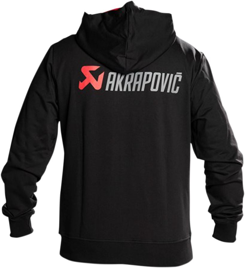 Akrapovic Drawstring Hoodie Men Black Red Casual Adult Small 801746