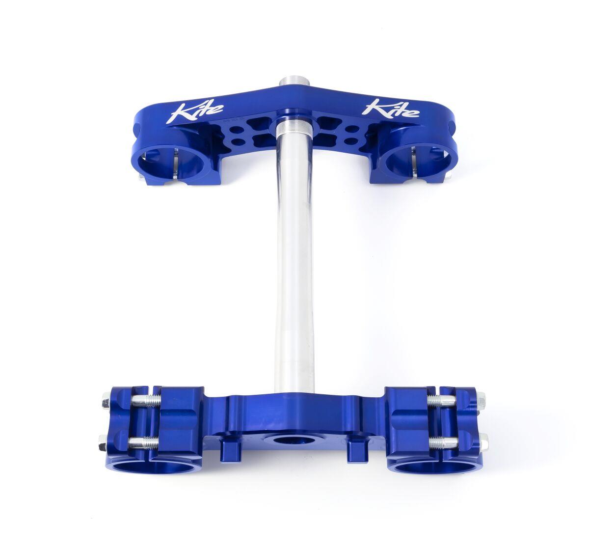 Kite MX-EN Triple Clamps For Yamaha YZ 65 2002-2026 Blue Aluminium 12.120.0.BL