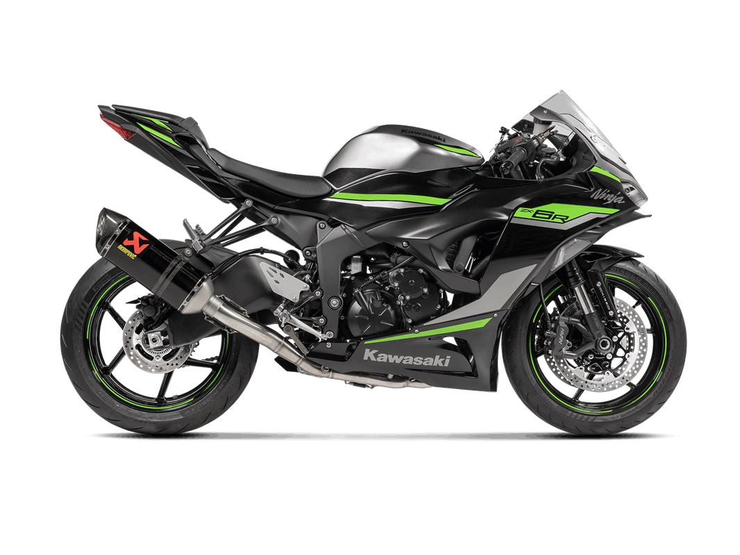 Akrapovic Racing Line Full Exhaust System Street SS/CF For Kawasaki ZX-6 R 636 23-24 S-K6R11-RC/1