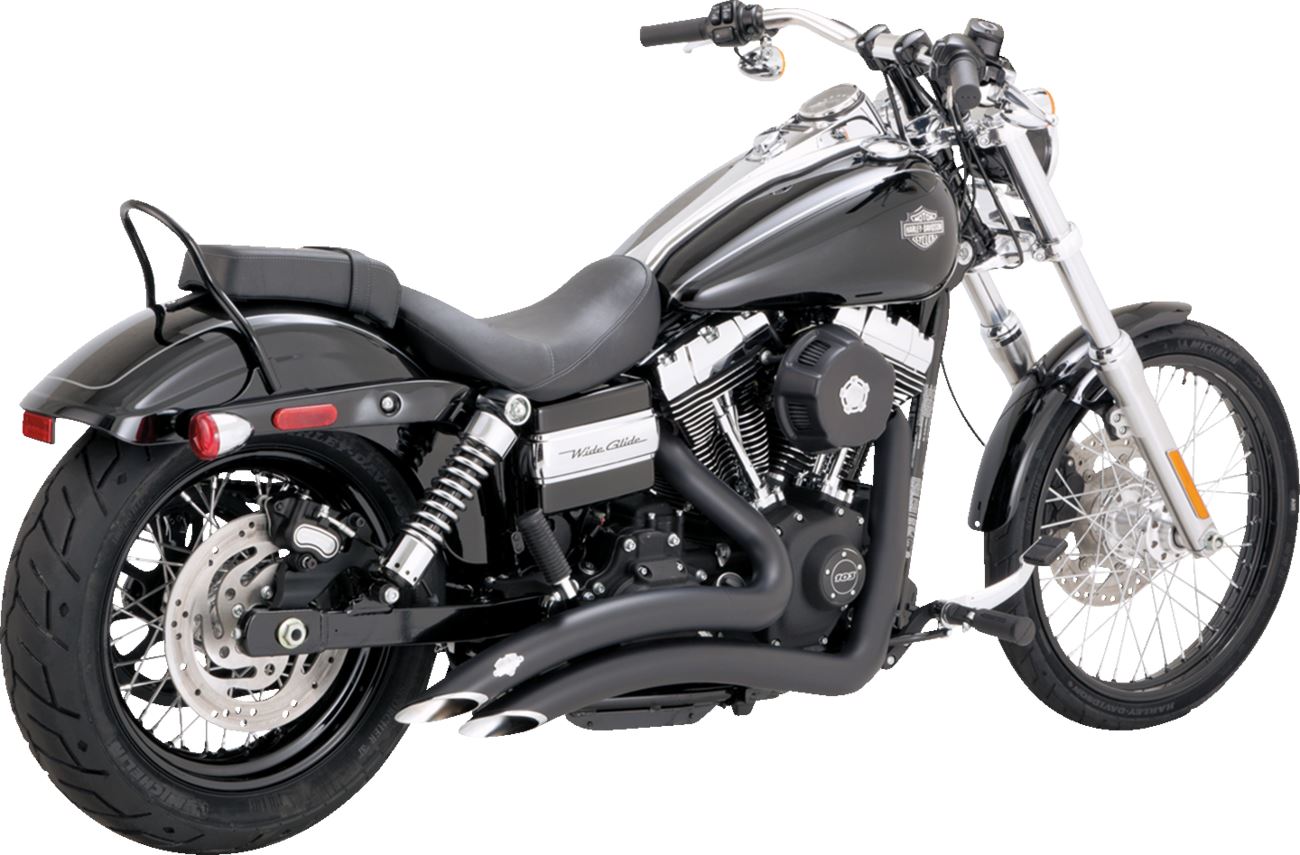 Vance & Hines 2-into-2 Big Radius Exhaust System For HD FXDC 1584 06-09 46081