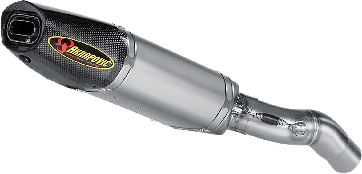 Akrapovic Slip-On Line Muffler TI/CF For Kawasaki ZX-6 R 600 07-08 S-K6SO5-HACT