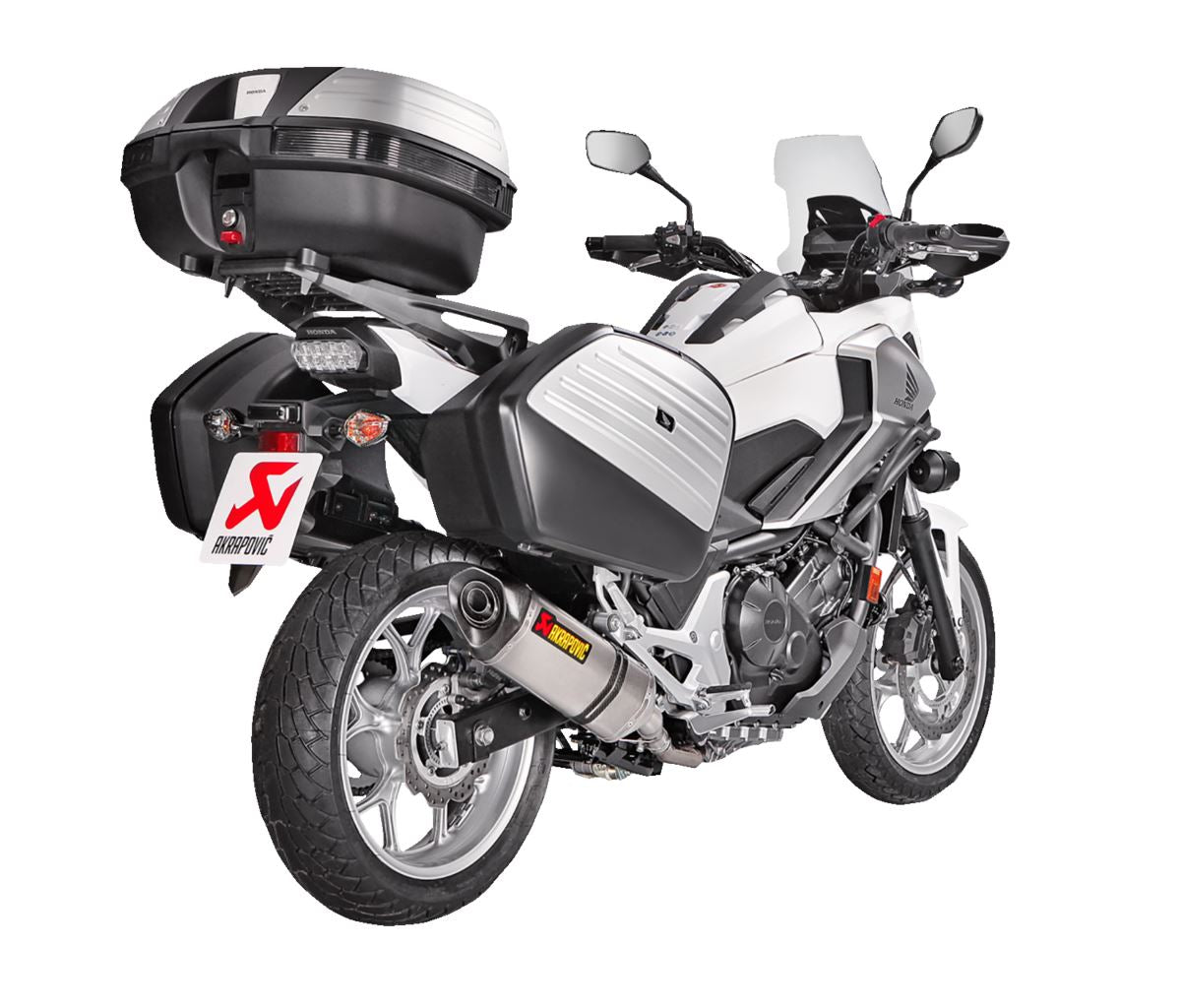 Akrapovic Slip-On Line Muffler TI/CF For Honda NC 750 X 12-20 S-H7SO2-HRT