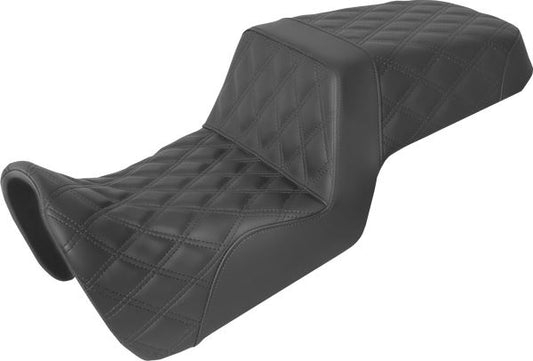 SADDLEMEN 821-34-175 Step Up Seat - Full Lattice Stitch SaddleHyde 2-Up