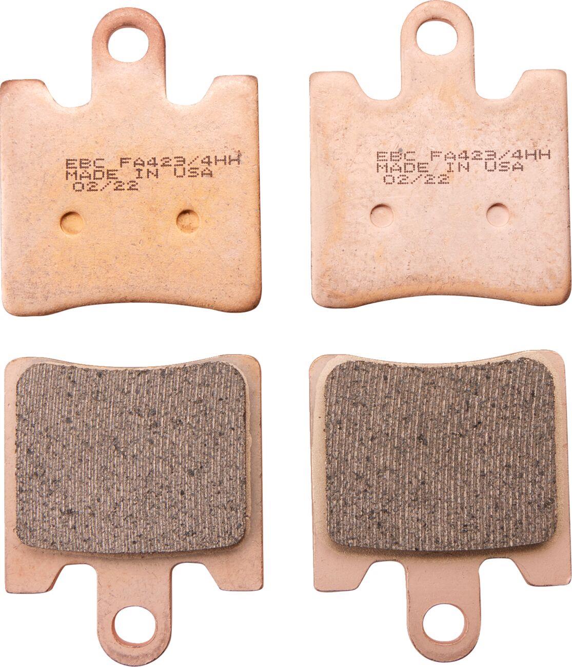 Ebc Sintered "HH" Brake Pads For Yamaha FJR 1300 2006-2022 FA423/4HH