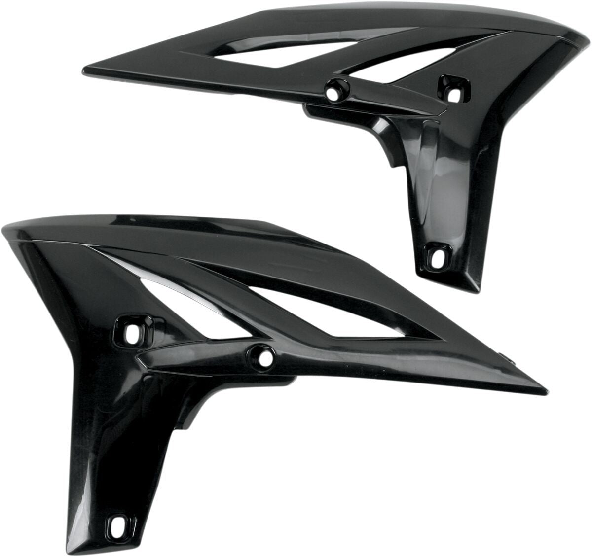 UFO RADIATOR COVERS YAMAHA YZ250F BLACK YA04811-001