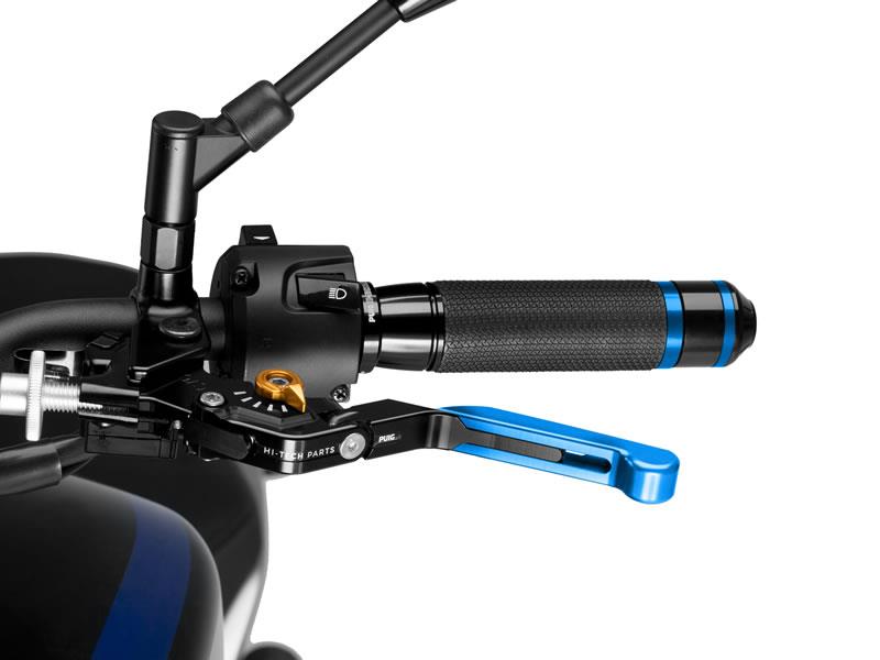 Puig Extendable Folding V3 Clutch (Blue Extender With Blue Selector) Gold 5993F