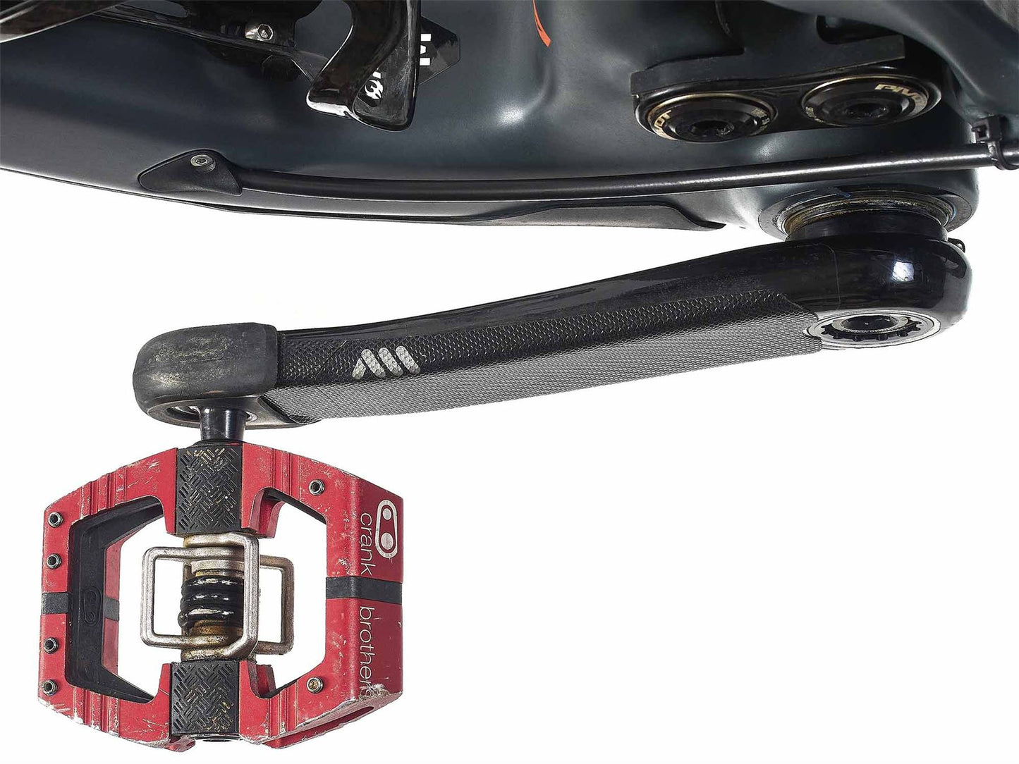 ALL MOUNTAIN STYLE Crank Guard BLACK/SLV AMSFG6BKSV