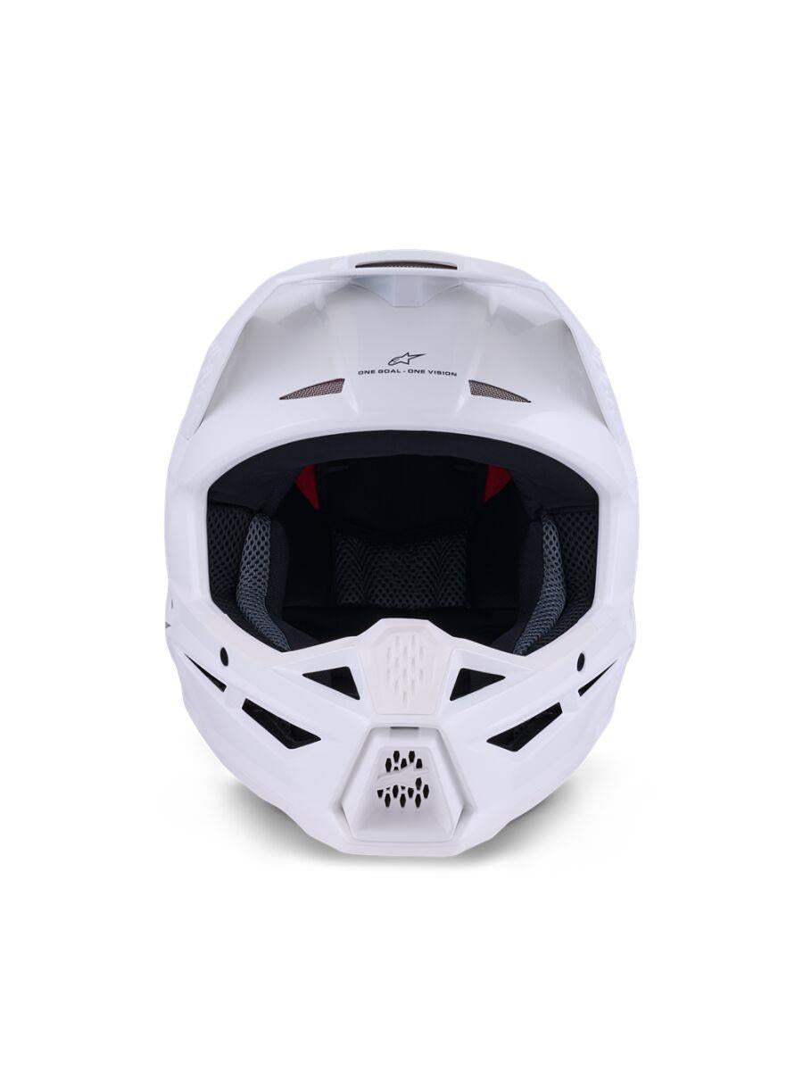 ALPINESTARS SM3 Solid Helmet WHITE-GLO 2025 Model