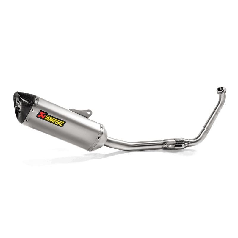 Akrapovic Racing Line Full Exhaust System Street Black TI For Yamaha MT-125 19-20 S-Y125R6-HZT