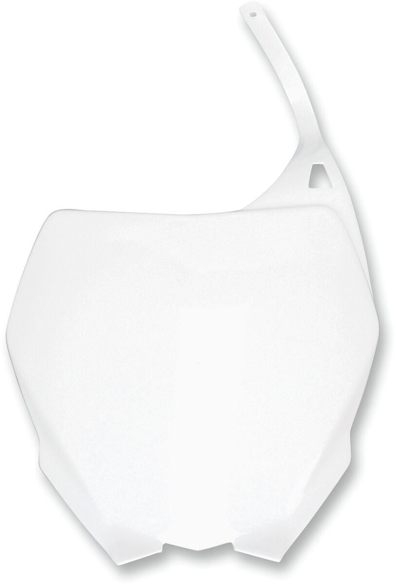 UFO FRONT NUMBER PLATE YZ/YZF WHITE YA03880-046