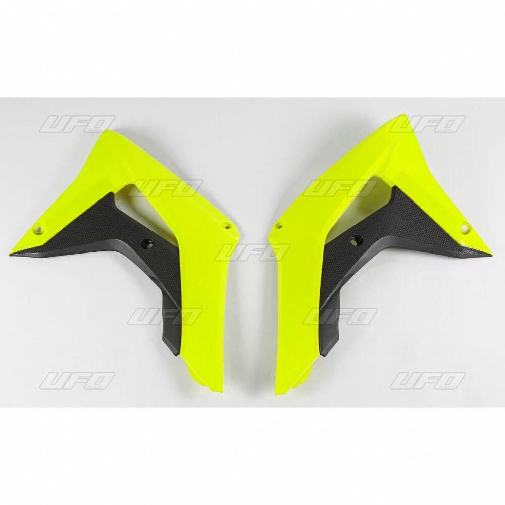 UFO RADIATOR COVERS HONDA CRF450R FLUO YELLOW HO04682-DFLU