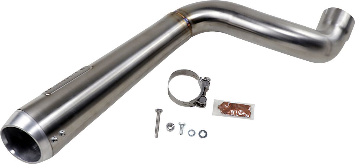 Bassani Xhaust 4" Short Megaphone Muffler For Indian FTR 1200 ABS 19-22 8F227SS