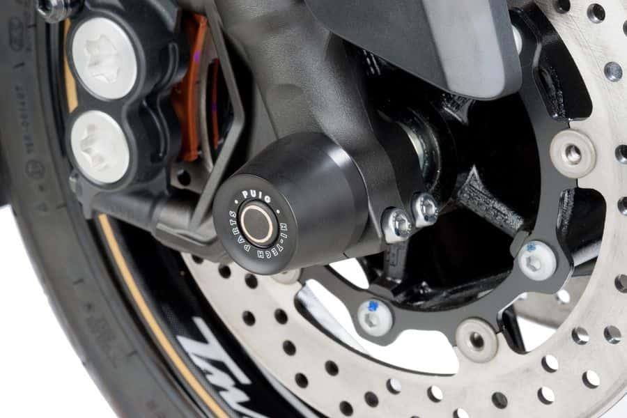 PUIG Front Fork Protector Black for Kawasaki Z1000 07-09 8655N
