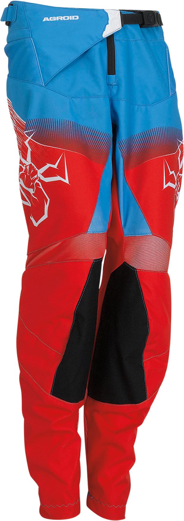Moose Racing Trousers Youth Agroid Red/White/Blue 24 Model