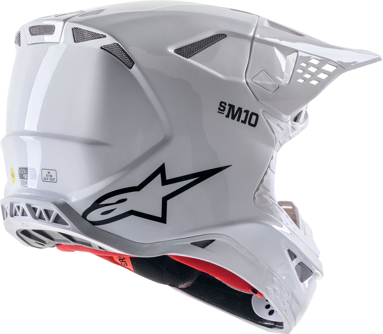 ALPINESTARS Supertech M10 Solid White MX Helmet