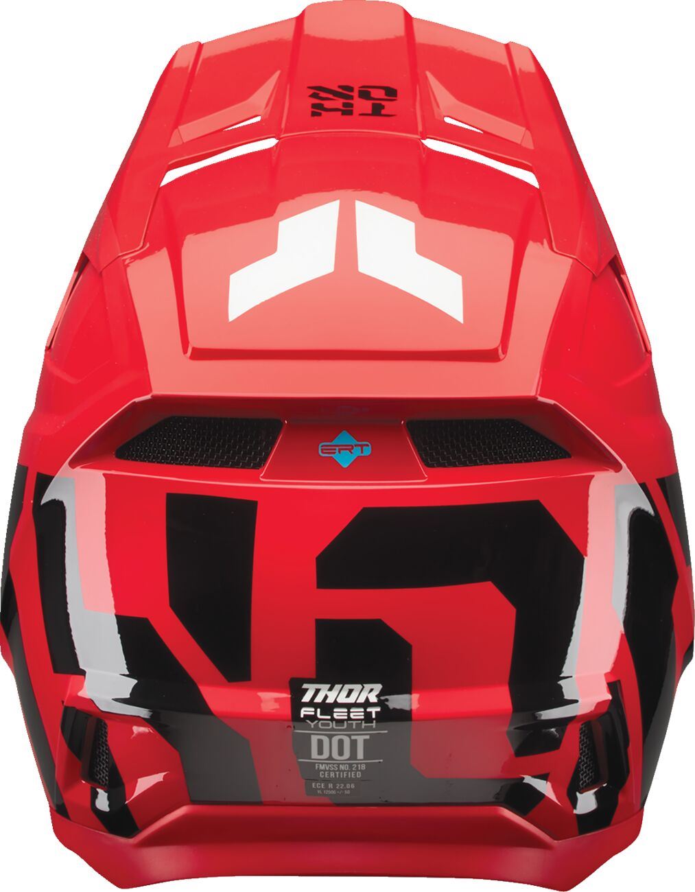 THOR Youth Fleet Forge Helmet RED 2025 Model