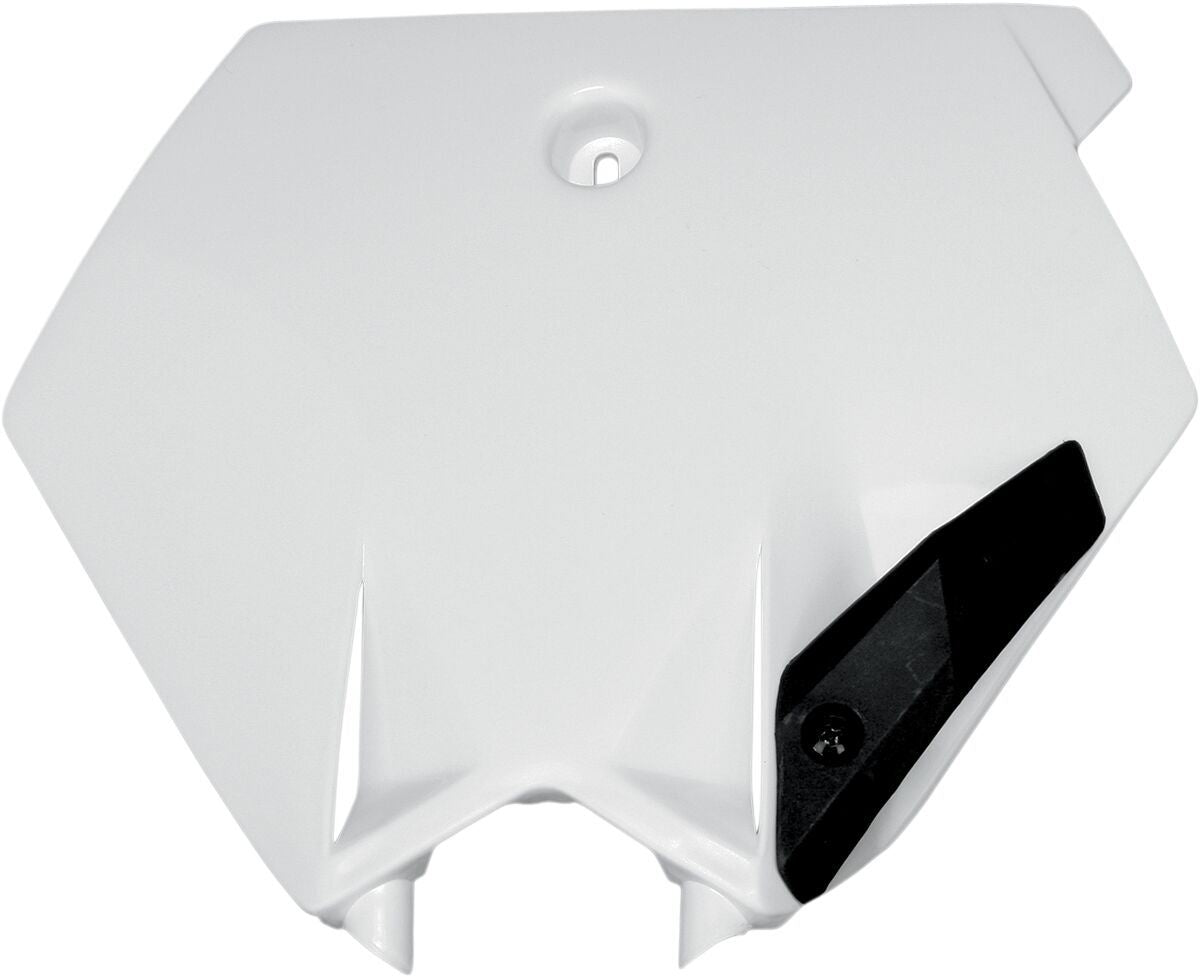UFO FRONT NUMBER PLATE KTM 85SX WHITE KT03078047