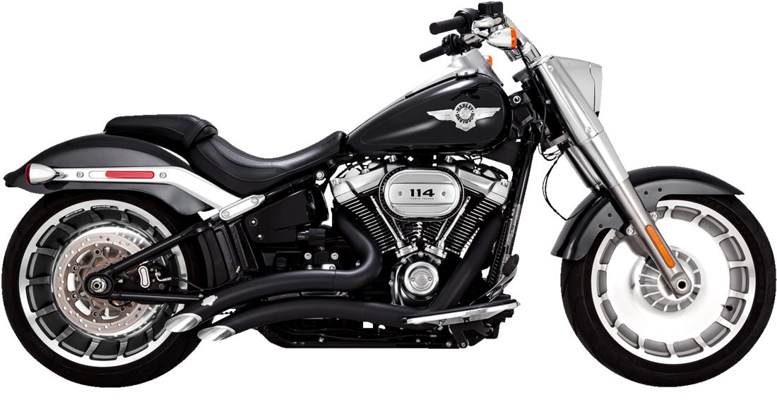 Vance & Hines Big Radius Exhaust System BLK 18+ FB 46375