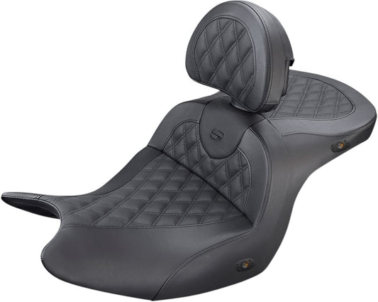 Saddlemen Roadsofa™ Lattice Stitch Heated Seat (H18-07-182BRHCT)