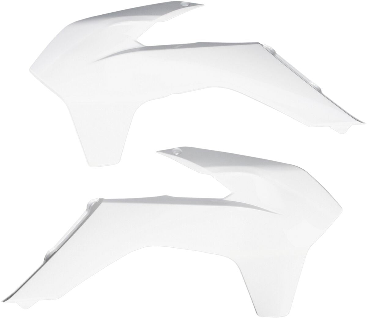 UFO RADIATOR COVERS KTM SX/SX-F/EXC WHITE KT04052047