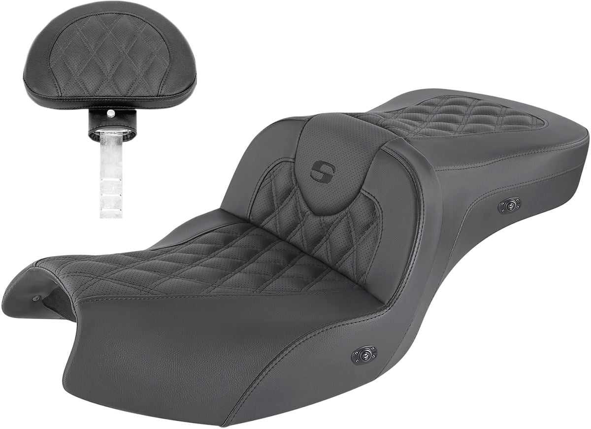 Saddlemen Roadsofa™ Lattice Stitch Heated Seat I20-06-182BRHCT