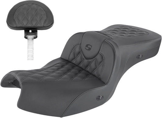 Saddlemen Roadsofa™ Lattice Stitch Heated Seat I20-06-182BRHCT