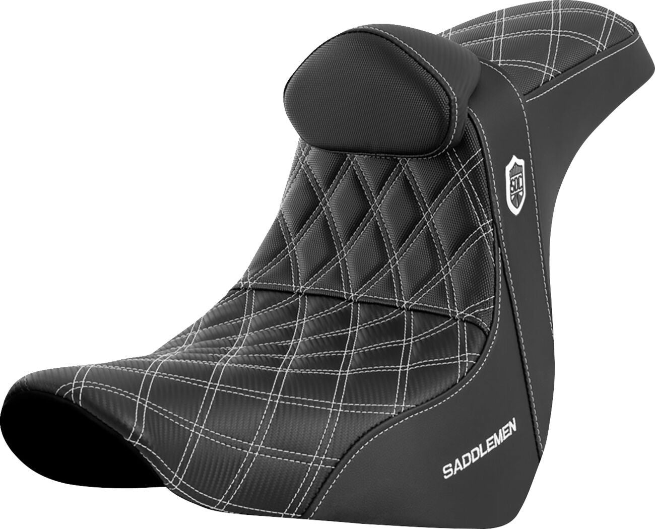 Saddlemen Pro Series SDC Performance Grip Saddlehyde Seat Without Backrest For Harley Davidson FLSB 1750 ABS SC81829WHIRT