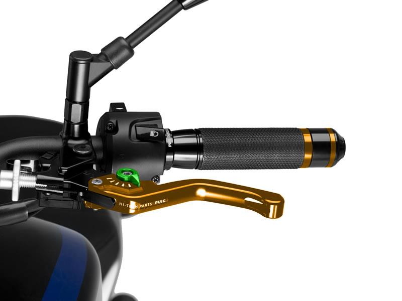 Puig Short V3 Clutch (Gold Lever With Blue Selector) Green 0863N
