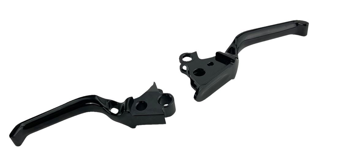 Arlen Ness Method Lever Set Black Aluminum For HD FLTRK 1868 17-20 530-018