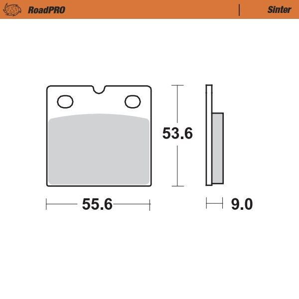 Moto-Master Sinder Brake Pad Rear For Moto Guzzi Daytona 1000 I.E. 74-13 401602
