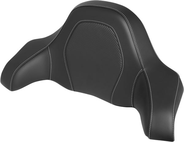 SADDLEMEN Carbon Fiber Touring Backrest Cover Black 90-11884CF