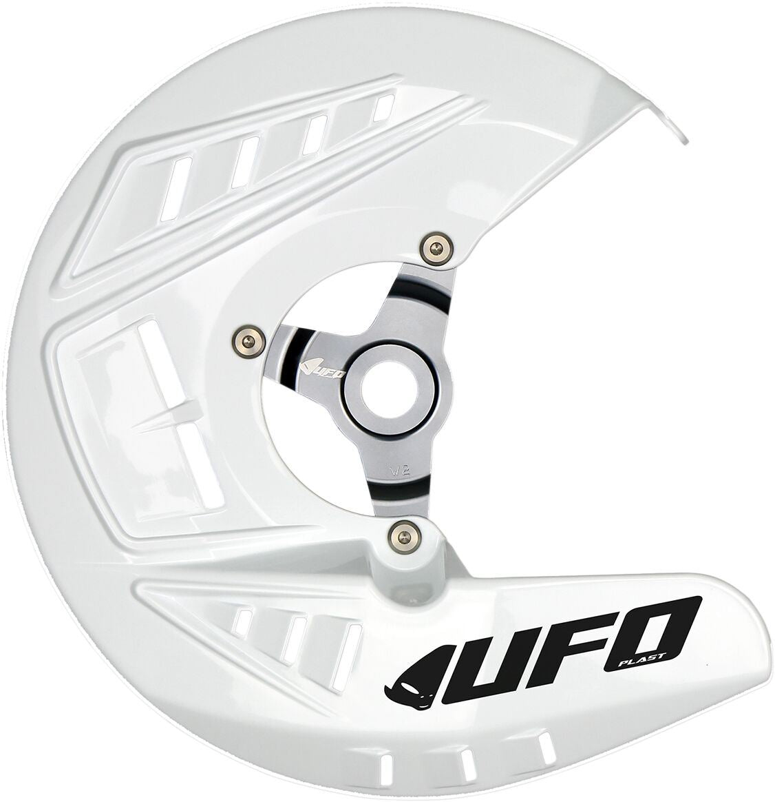 UFO FRONT DISC COVER KIT HONDA CRF250/450R WHITE HO04677-041