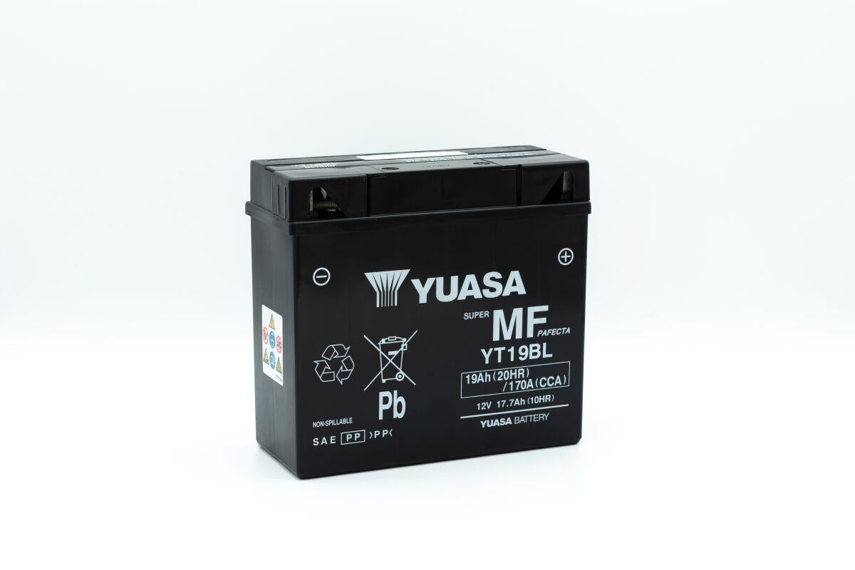 Yuasa Maintenance-Free Battery For BMW K 1600 GT 1969-2018 Black YT19BL(WC)