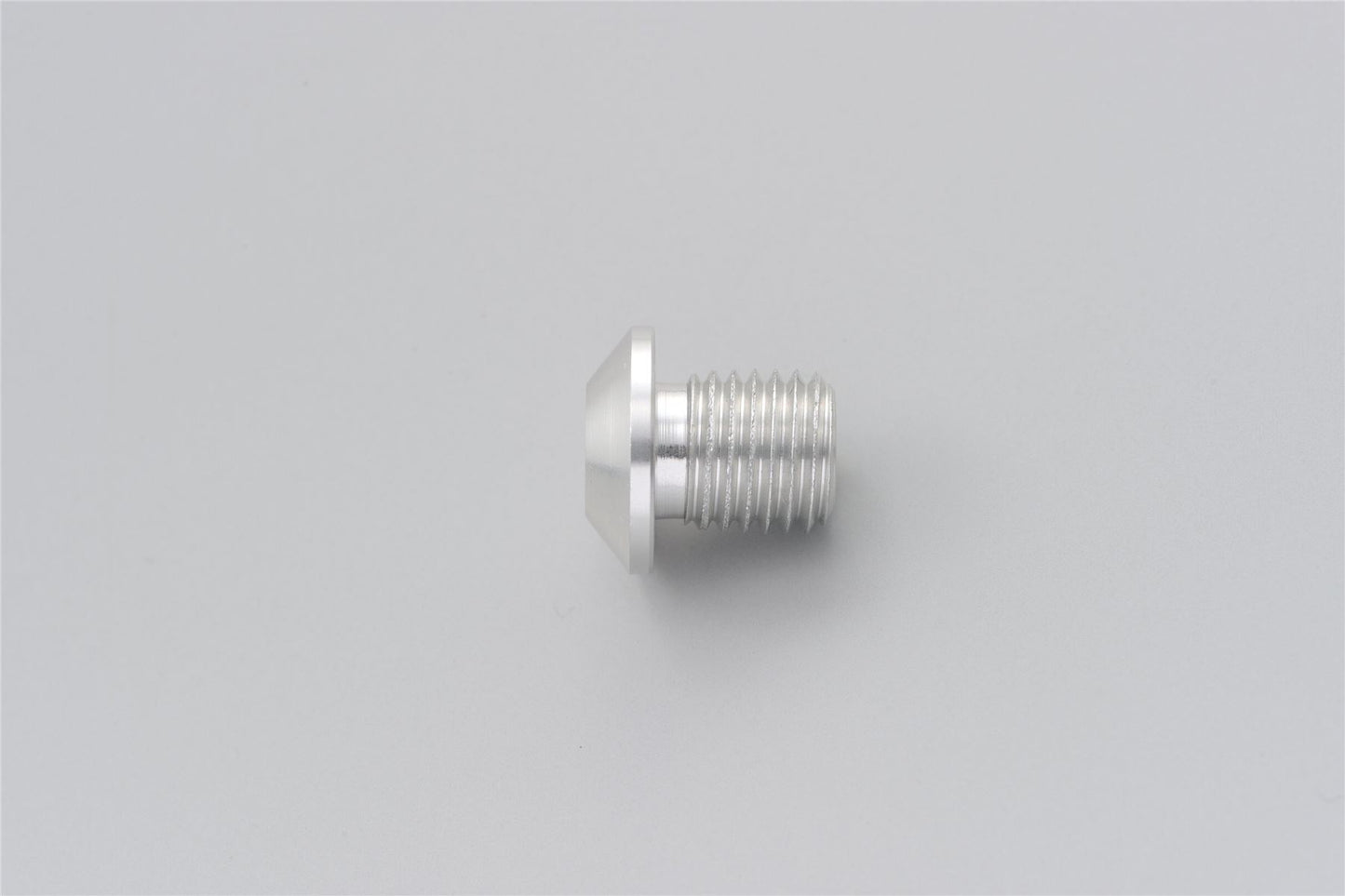 Daytona Mirror Plug Bolt M10 x 1.25 Left CNC Silver Threaded Hole Plug 99615