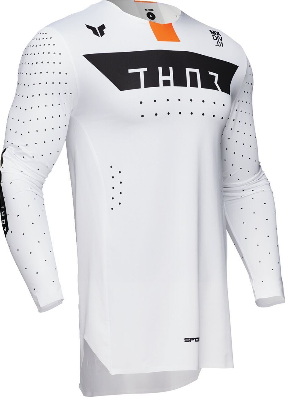THOR SPORTMODE Rogue Jersey WHITE/OR 2024 Model