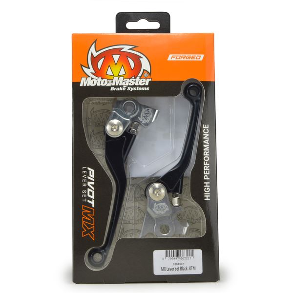 Moto-Master Pivot Lever Set For KTM EXC 300 TBI 2014-2026 Black Aluminium 101392