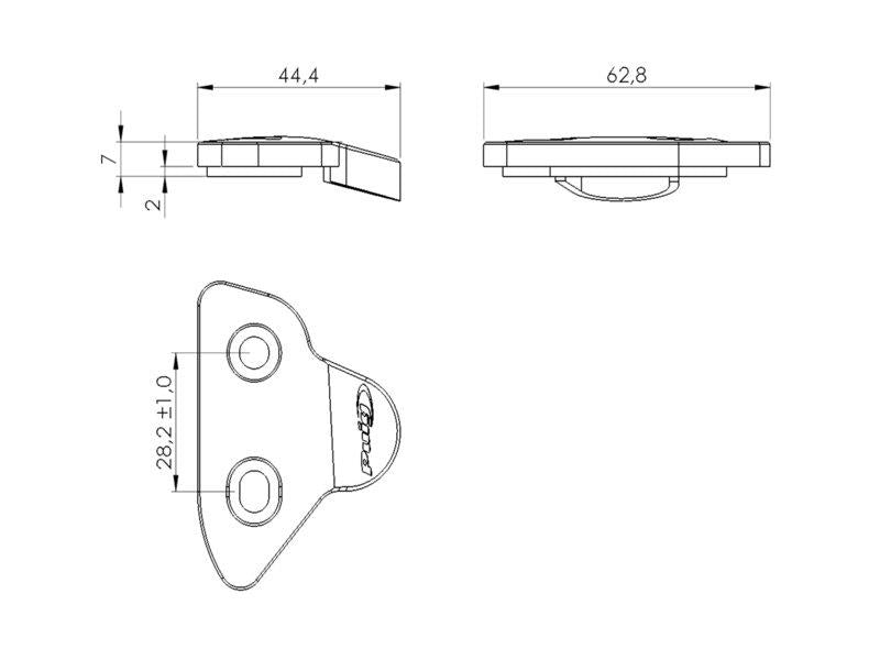 PUIG Mirror Screw Caps Black for Yamaha YZF R1/R6/R7 15-25 3845N