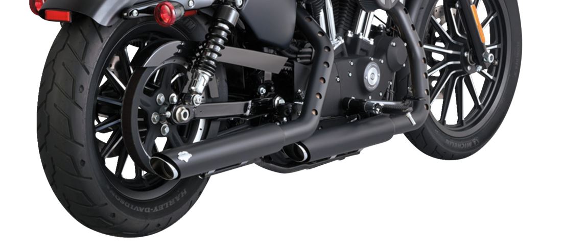 Vance & Hines 3" Twin Slash Slip-On Mufflers For HD XL 883 N 14-22 46361