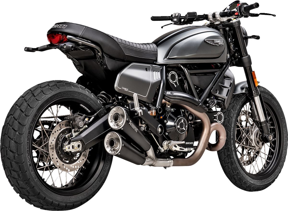 Akrapovic Slip-On Line Muffler SS For Ducati Scrambler 803 21-23 S-D8SO6-ISSSBL