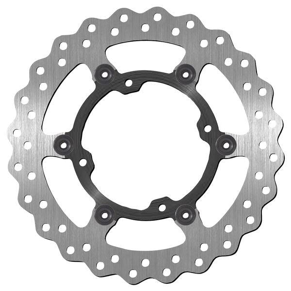 Sbs Stainless Steel Brake Rotor For Kawasaki KX 250 2006-2022 Black Silver 5112