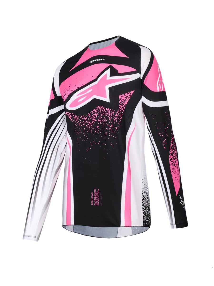 ALPINESTARS Stella Techstar Nomur Jersey BLK/WH/FUCHSIA 2025 Model