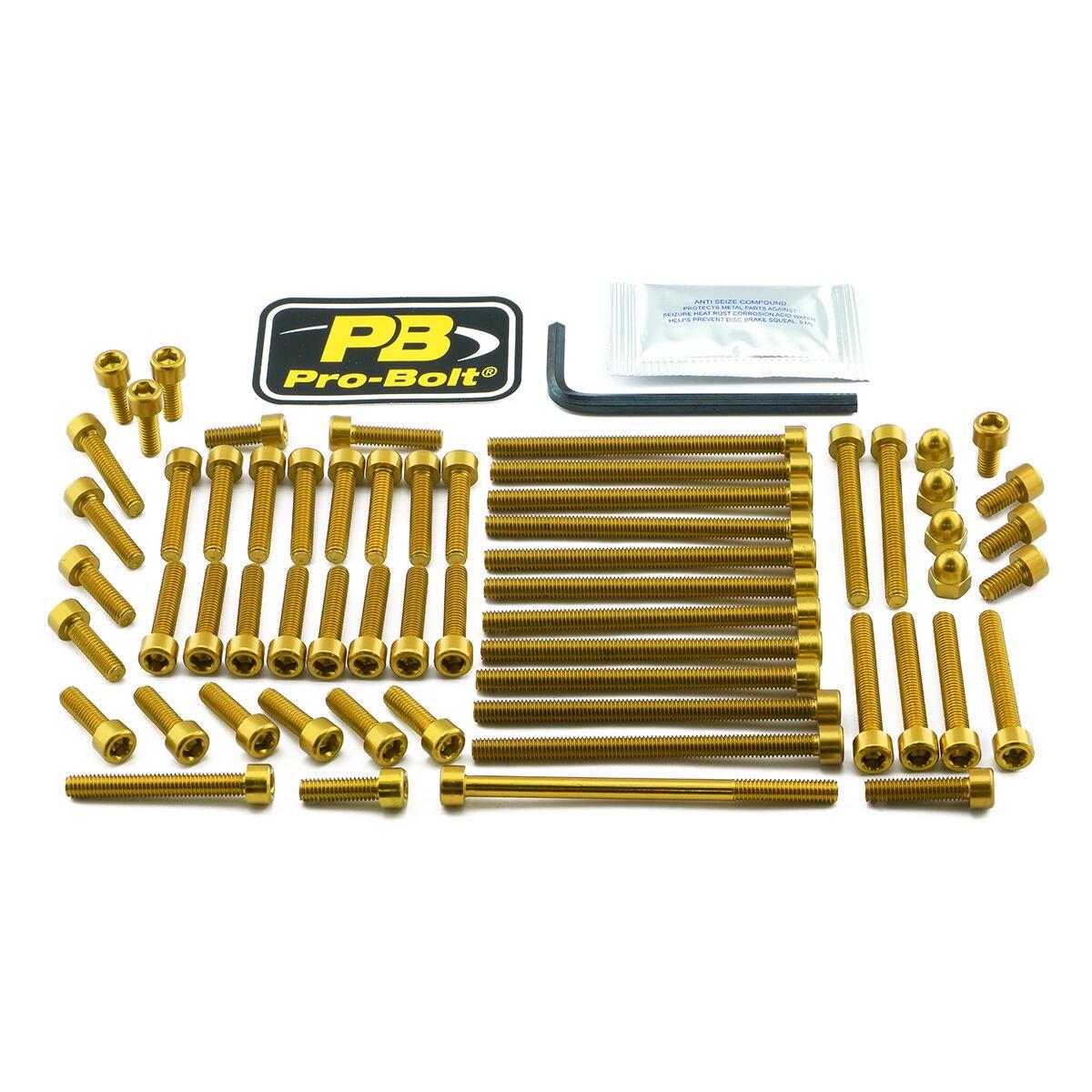 Pro Bolt Aluminium Engine Bolt Kit For KTM Super Duke 1290 R 2017-2020 EKTM100G