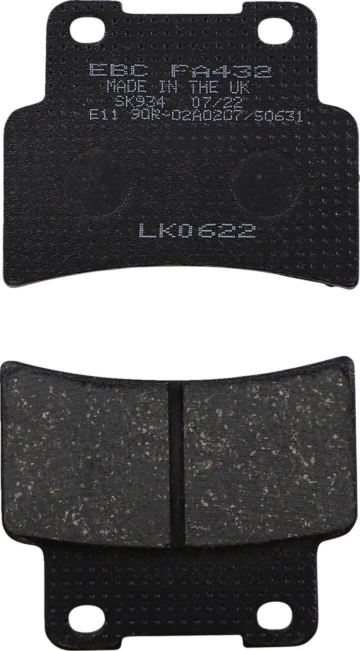 EBC Organic Base "FA" Brake Pads For Aprilia SL 900 2006-2026 Aramid Fiber FA432